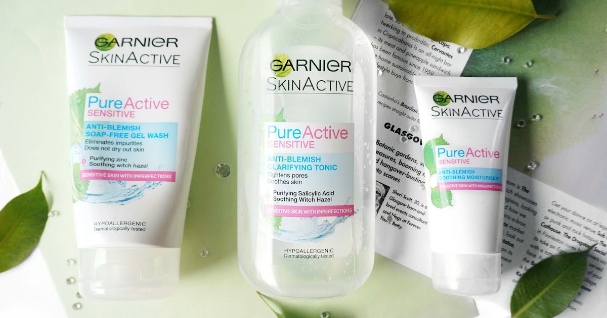 JOYCE LAU GARNIER PUREACTIVE SENSITIVE RANGE REVIEW